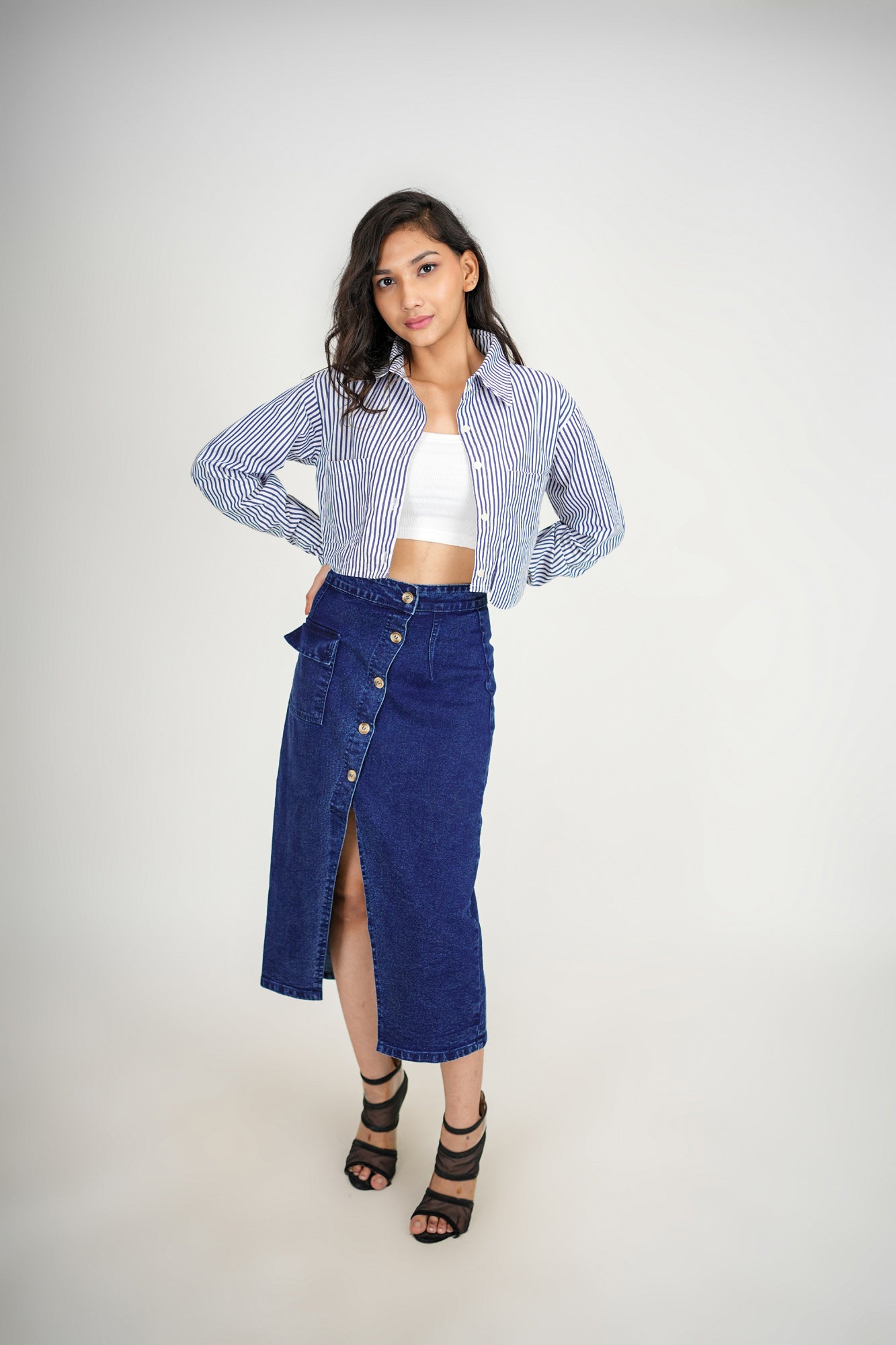 Urban Stripe Crop