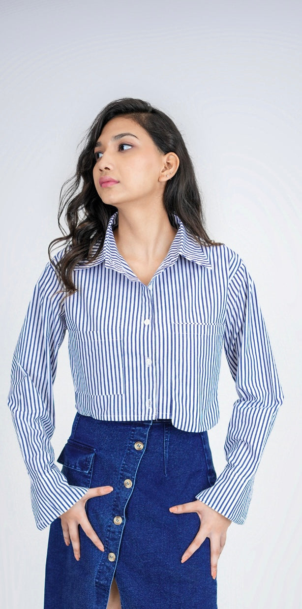 Urban Stripe Crop