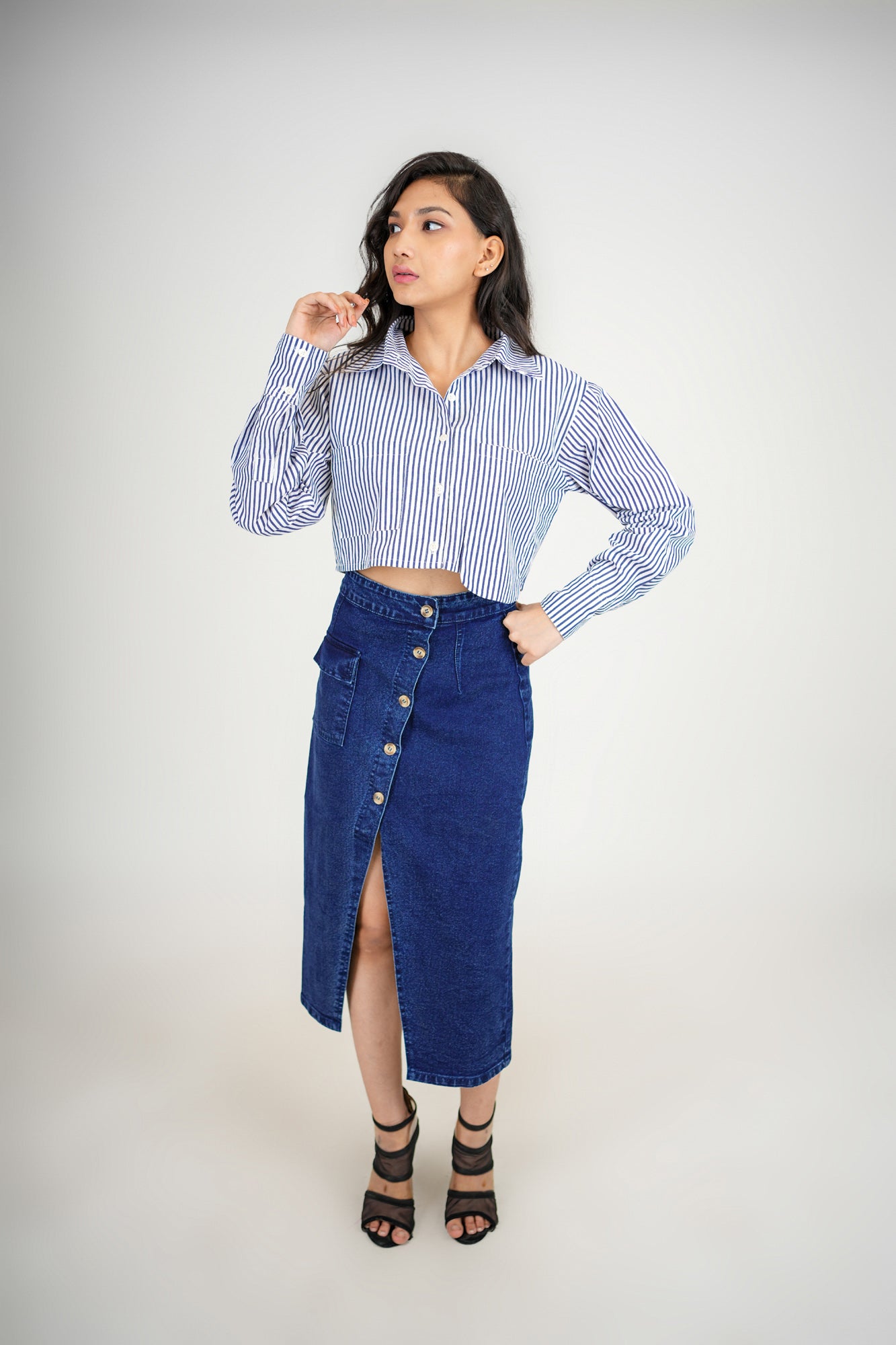 Urban Stripe Crop