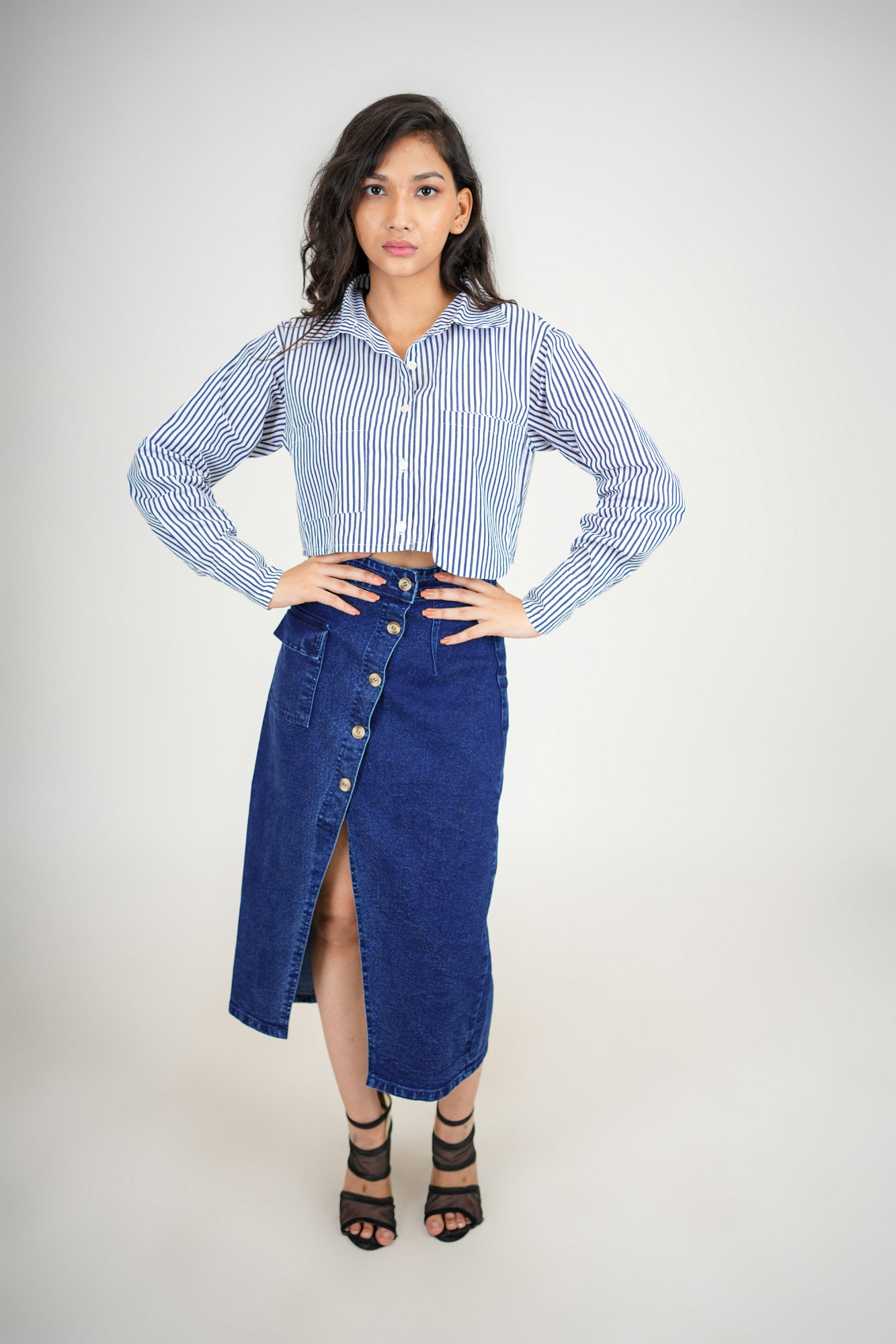Urban Stripe Crop