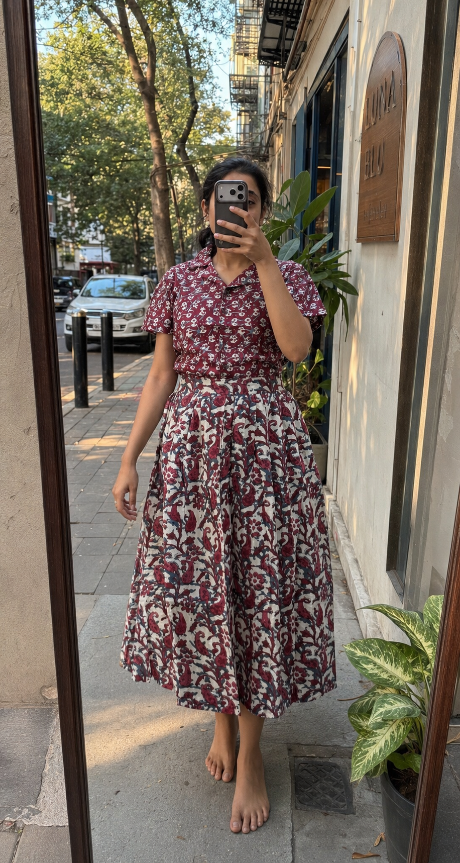 Gulraang Skirt Co-ord Set