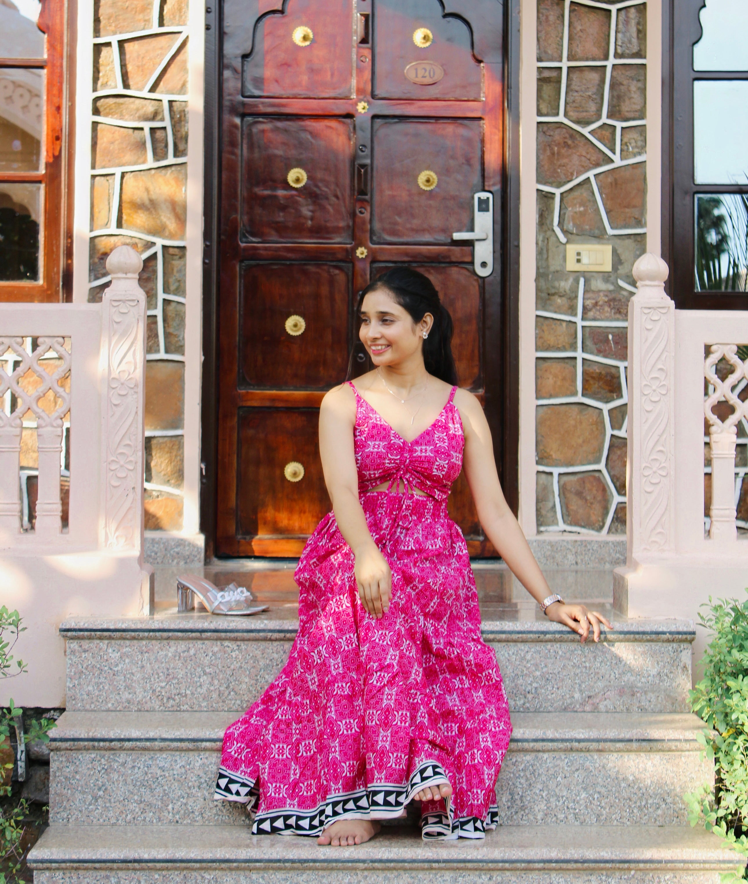 Rose Water Maxi Dress
