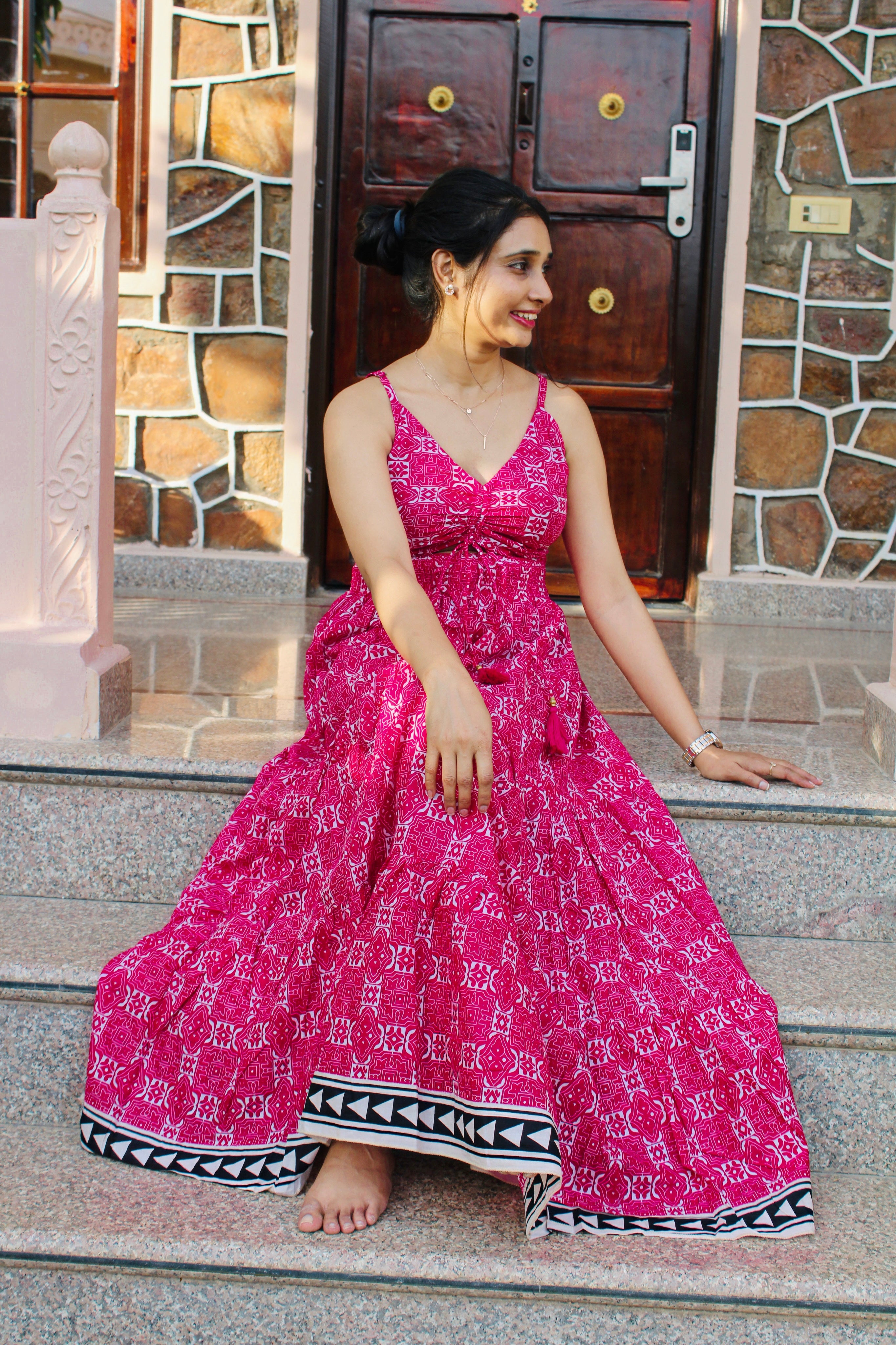 Rose Water Maxi Dress