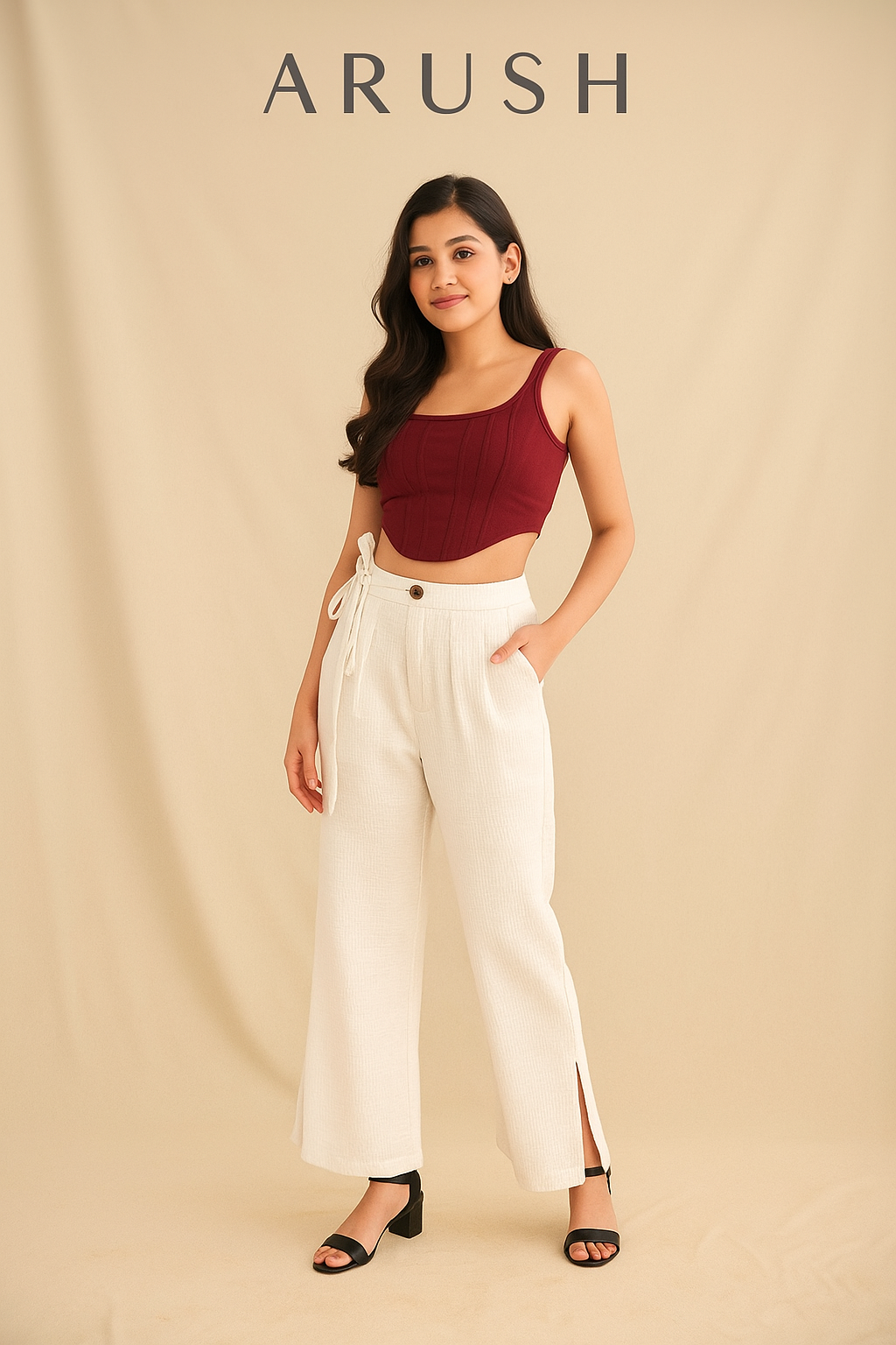 Petula Wide Leg Trousers