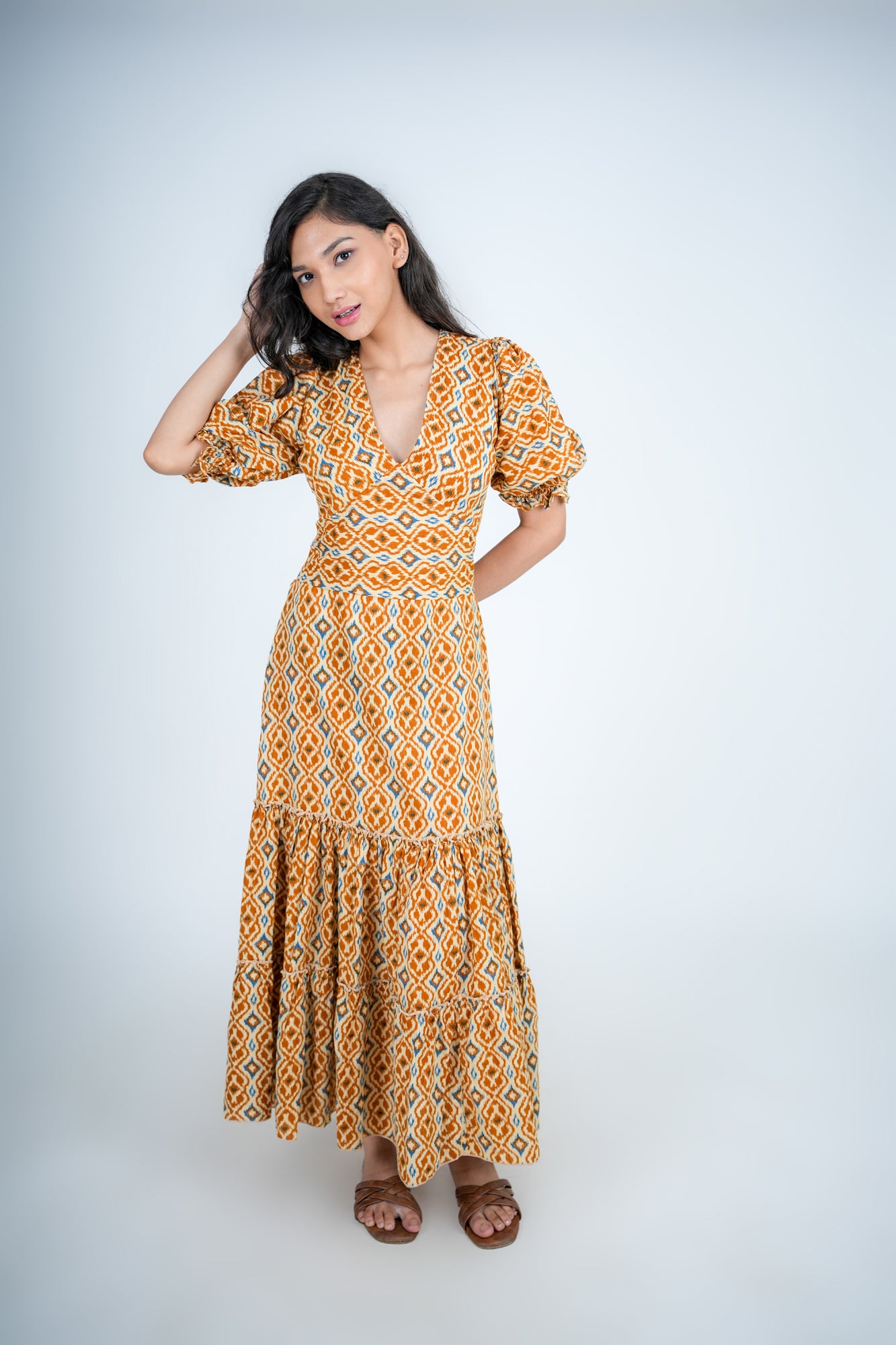 Sunlit Whisper Maxi Dress