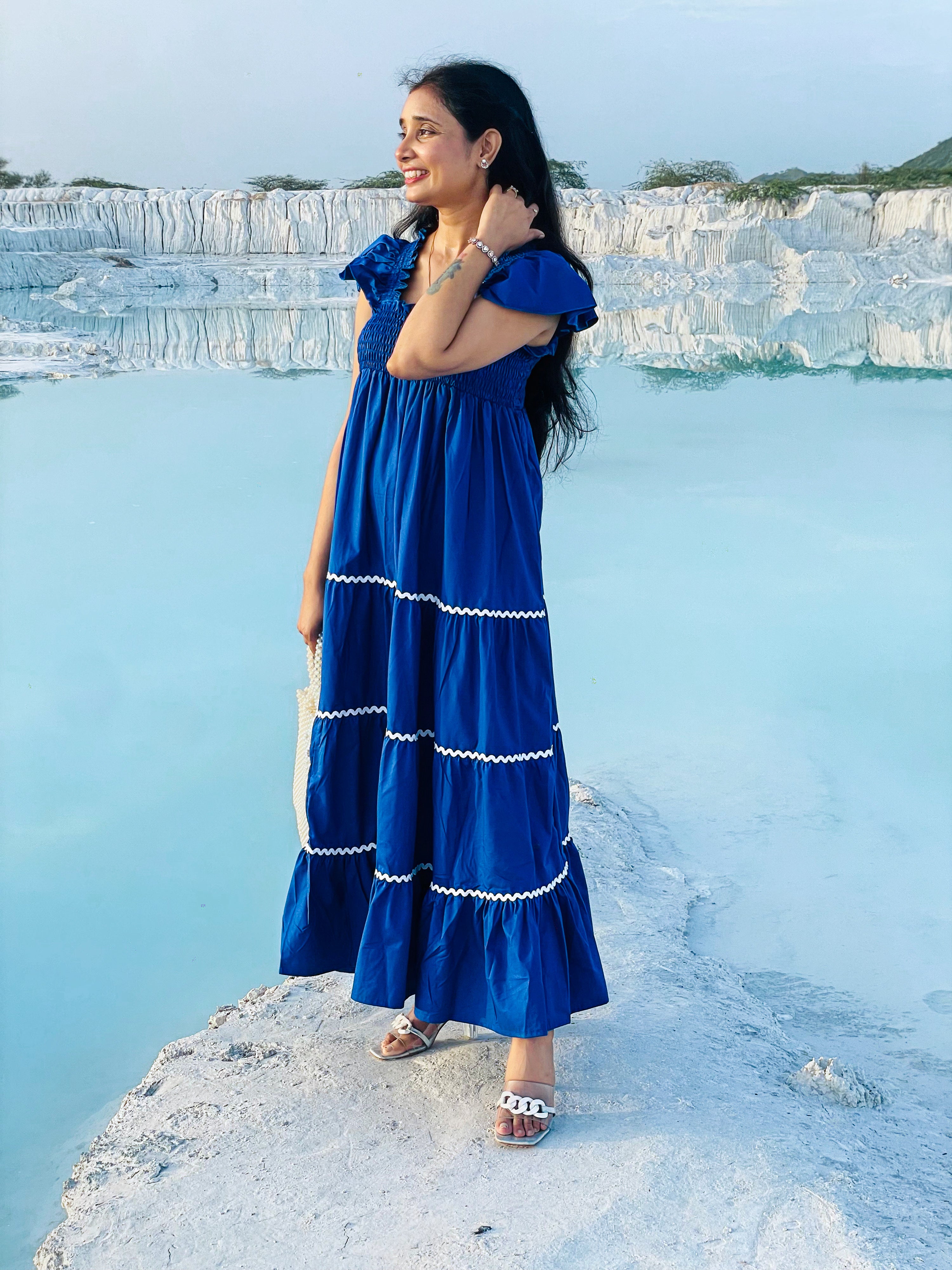 Navy Nightfall Maxi Dress