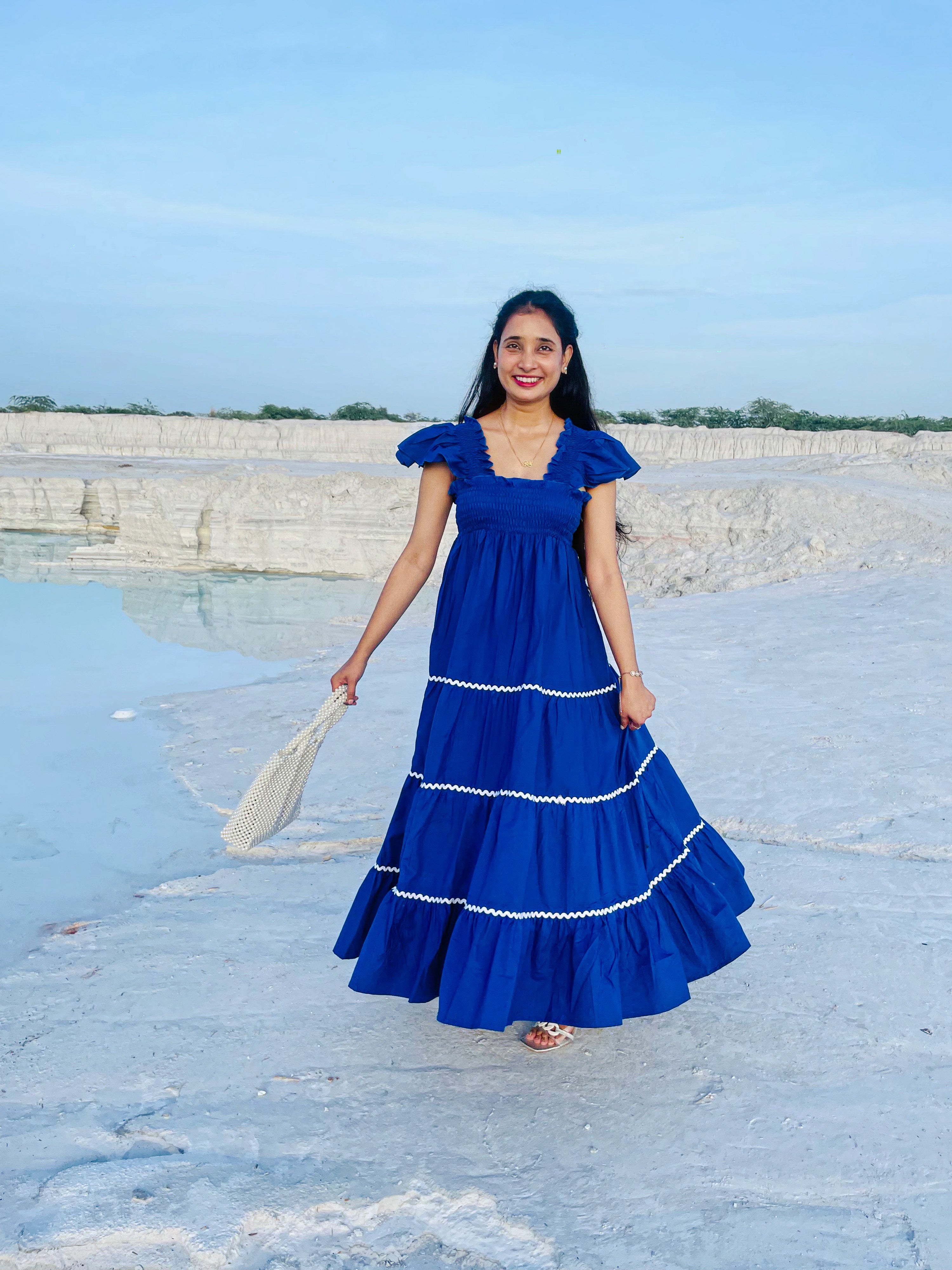 Navy Nightfall Maxi Dress