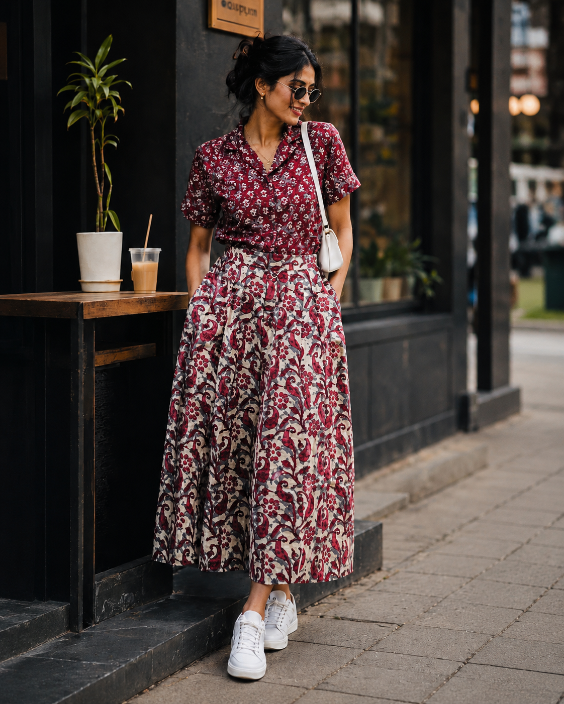 Gulraang Skirt Co-ord Set