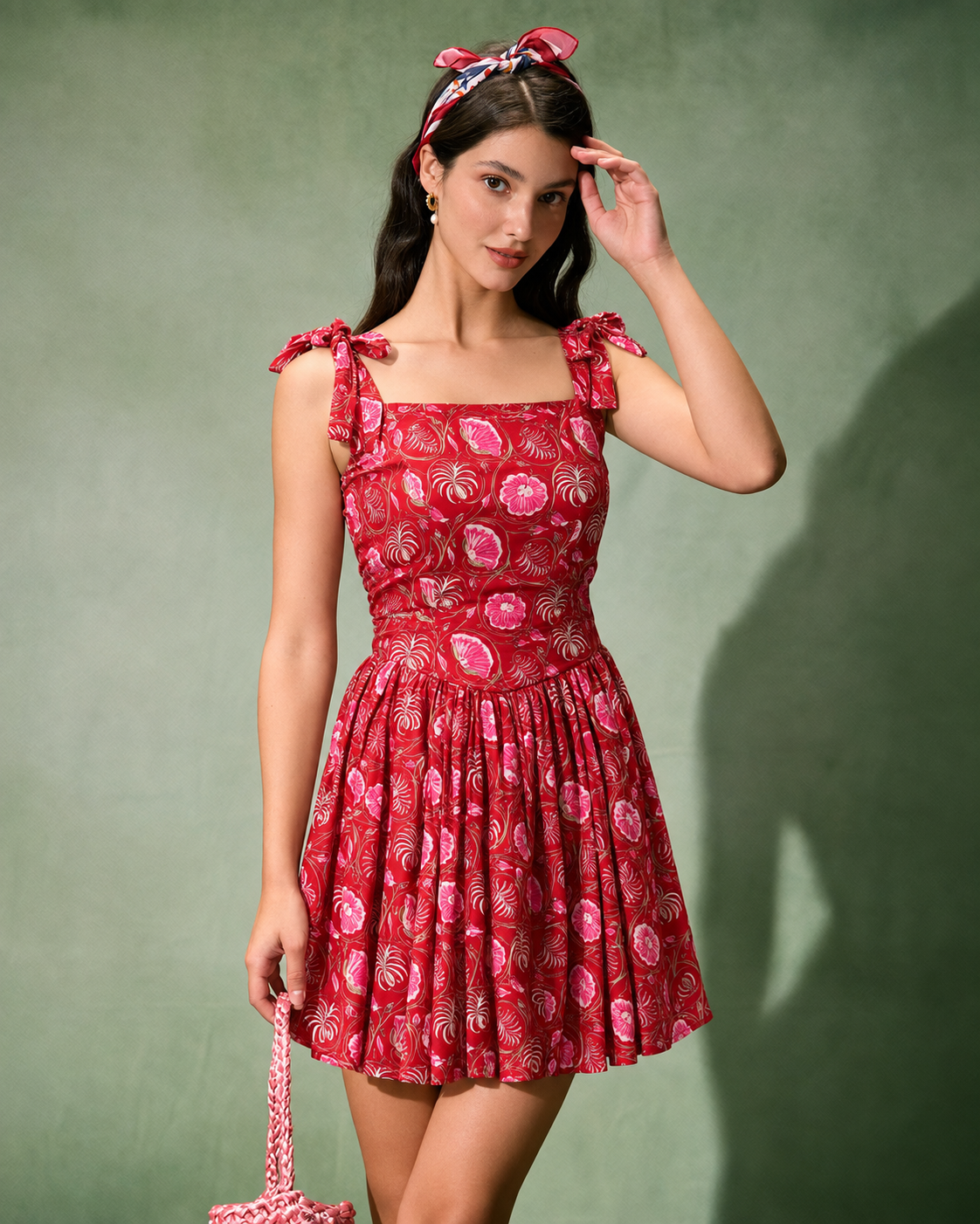 Gul Drop-waist Mini dress