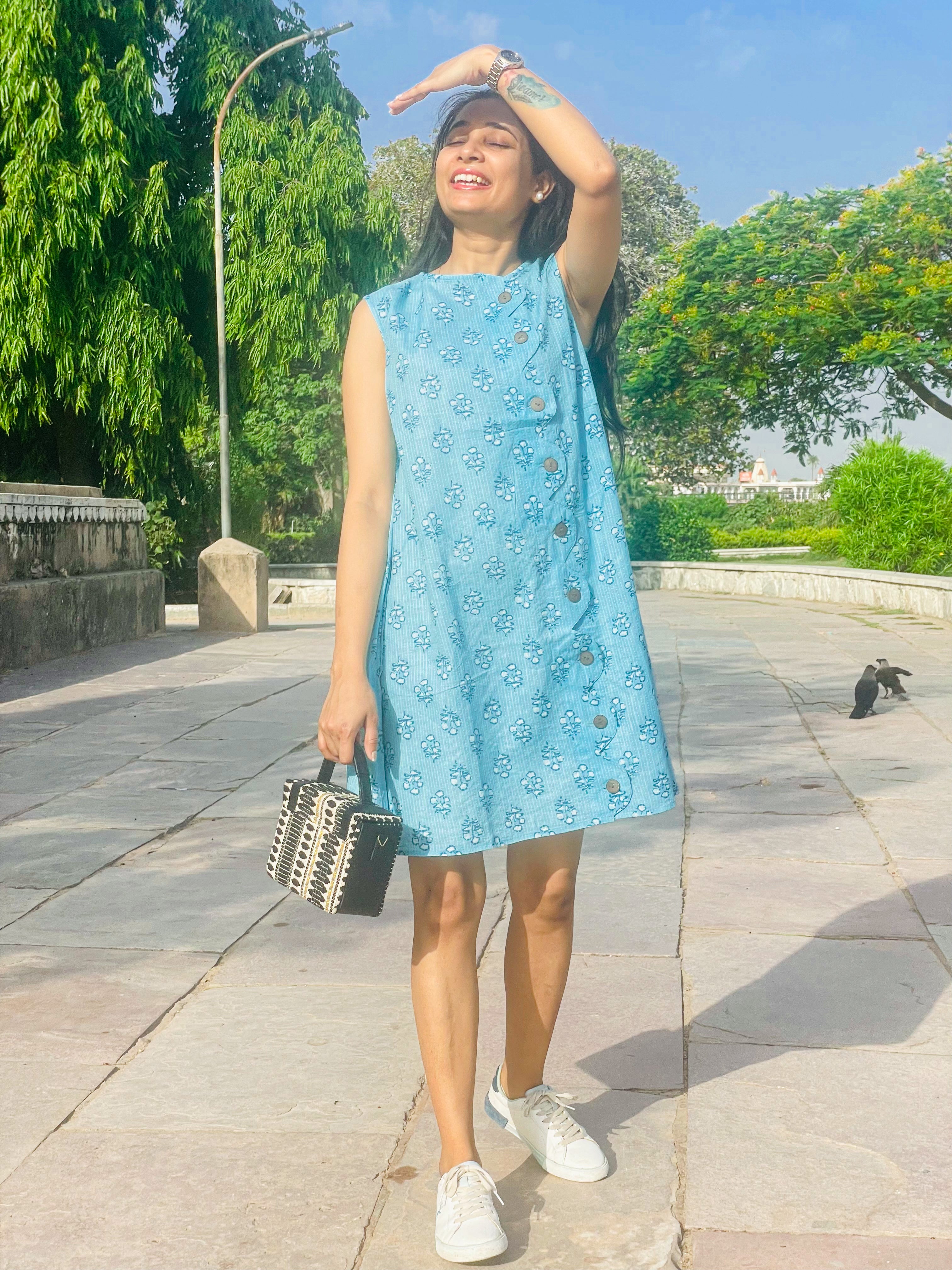 Feeling Blue Dress
