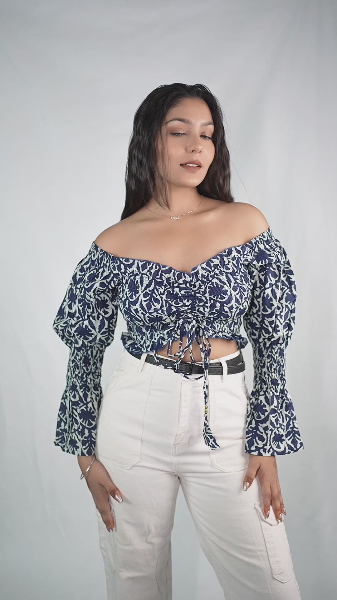 Load video: Indigo Dreams Top
